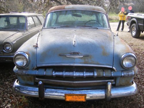 1953 plymouth cranbrook 4 door sedan flat 6 engine manual restoration project