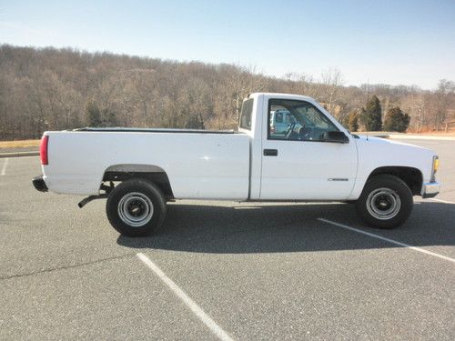 2000 chevrolet 3500 standard cab pickup 2-door 6.5l turbo power! no reserve!