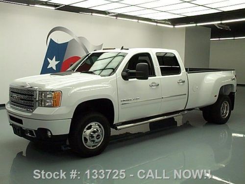 2014 gmc sierra 3500 denali hd 4x4 diesel dually nav 1k texas direct auto