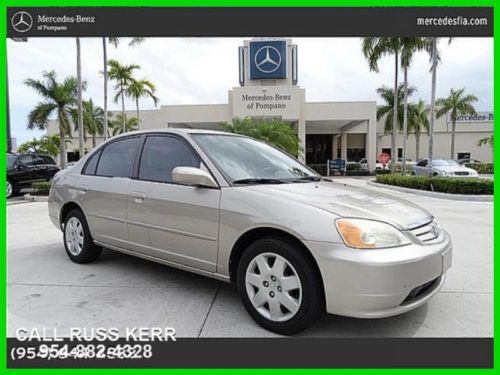 2001 honda civic ex 1.7l i4 16v automatic front wheel drive sedan