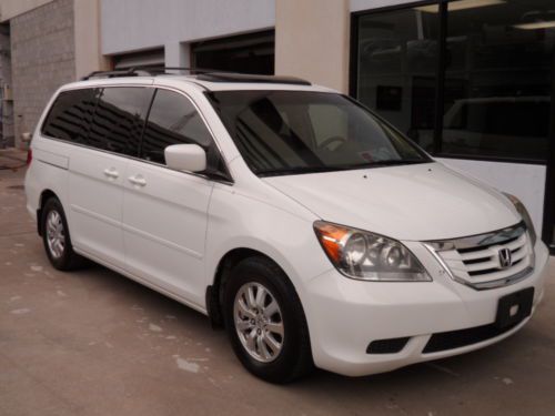 2008 HONDA ODYSSEY EX-L REAR CAMERA WHITE WITH TAN LEATHER SUNROOF 8 PASSENGER, US $10,900.00, image 3