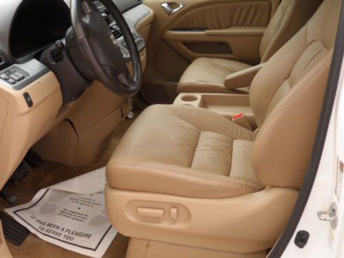 2008 HONDA ODYSSEY EX-L REAR CAMERA WHITE WITH TAN LEATHER SUNROOF 8 PASSENGER, US $10,900.00, image 11