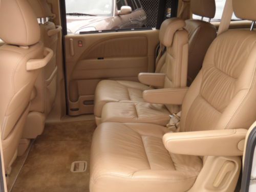 2008 HONDA ODYSSEY EX-L REAR CAMERA WHITE WITH TAN LEATHER SUNROOF 8 PASSENGER, US $10,900.00, image 16