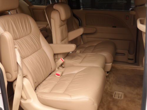 2008 HONDA ODYSSEY EX-L REAR CAMERA WHITE WITH TAN LEATHER SUNROOF 8 PASSENGER, US $10,900.00, image 26