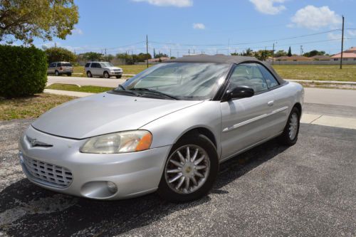 2002 chrysler sebring lxi convertible 2-door 2.7l