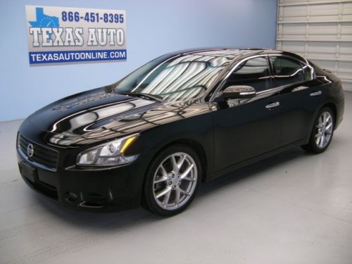 We finance!! 2011 nissan maxima 3.5 sv sport roof heated leather 36k texas auto