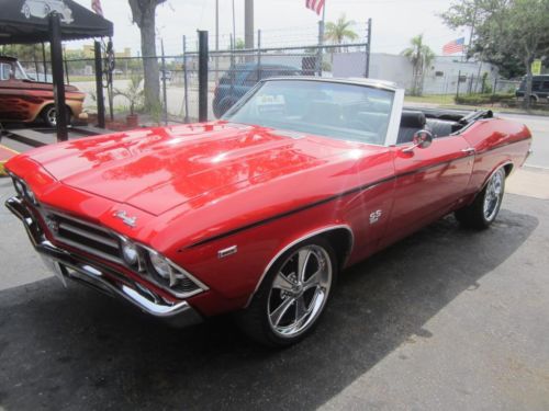 1969 chevrolet chevelle ss big block restored convertible muscle car make offer