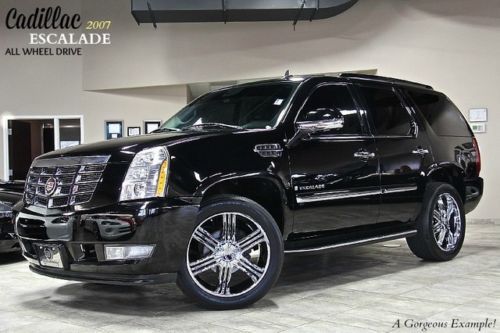 2007 cadillac escalade awd suv navigation rear entertainment heated/cooled seats