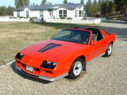 1983 chevrolet camaro z28 1 owner-air induction-rare options! like new!