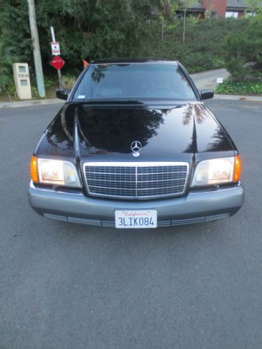 1992 mercedes-benz 600sel- 1 owner, mint condition, 75k miles, california car!!!