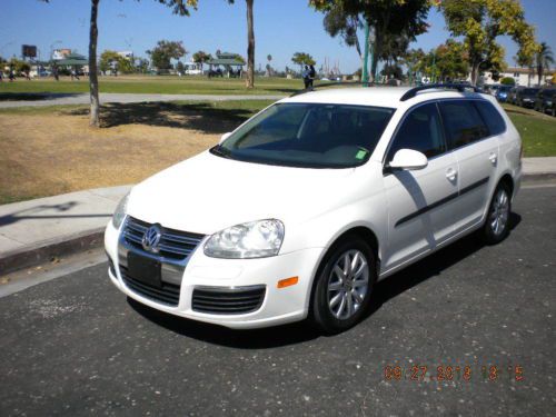 2009 VW Jetta 2L TDI SportWagen, 85k miles, White/Black, image 2