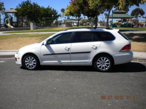 2009 VW Jetta 2L TDI SportWagen, 85k miles, White/Black, image 3