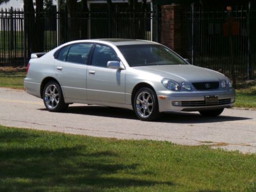 2004 lexus gs 430 37k miles navigation gs430 silver gray leather ship assist