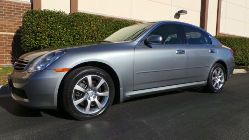 2006 infiniti g35x all wheel drive leather heated seats sunroof new tires clean