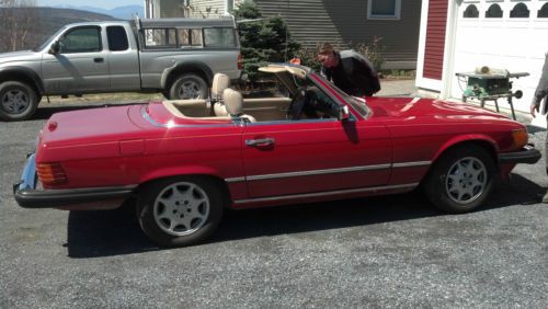 1988 mercedes benz 560 sl coupe convertible / hardtop