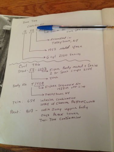 1957 Chevrolet Two-Ten Sport Coupe Project or Parts, image 24