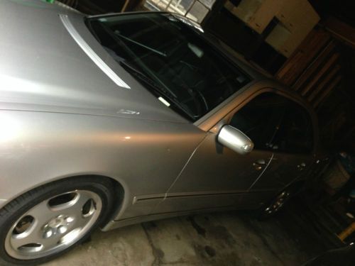 2001 mercedes-benz 430-e awd 8 cylinder 4, silver 4-door sedan (new tires!)