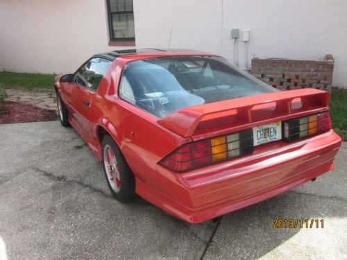1991 Camaro Z28 2DR CPE PLC PKG w/Ttops, Red, US $8,500.00, image 5