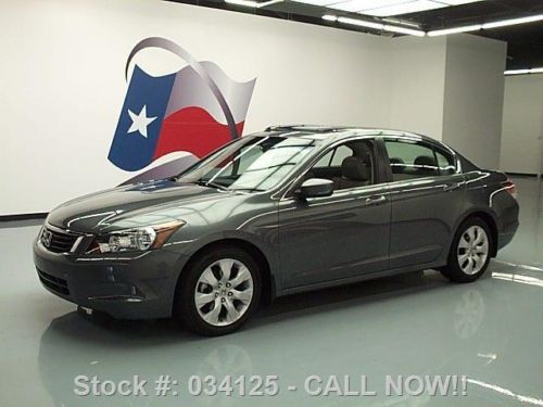 2010 honda accord ex-l sedan htd leather sunroof 53k mi texas direct auto