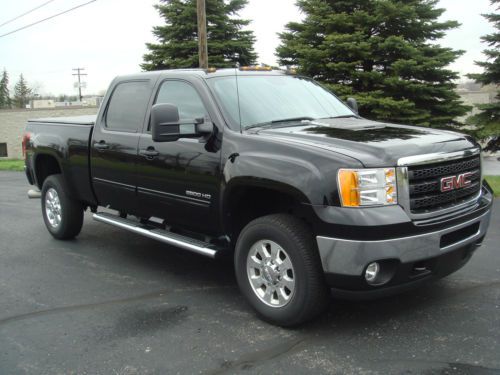 2011 gmc sierra 2500 hd sle 4wd crew cab duramax turbo diesel very low miles