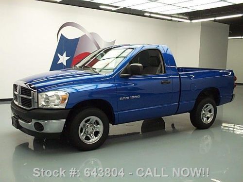 2007 dodge ram reg cab v6 automatic electric blue 60k texas direct auto