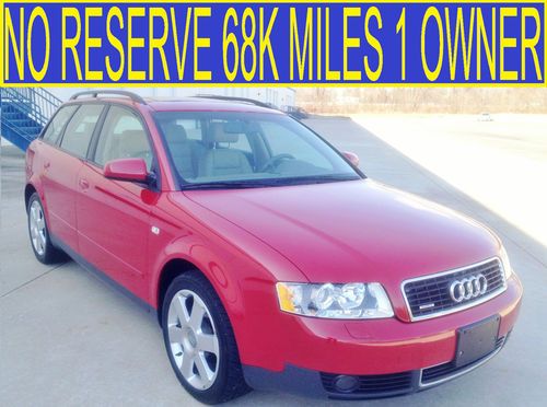 No reserve 1 owner 68k miles t-belt done avant quattro serviced a4 a6 s4 allroad