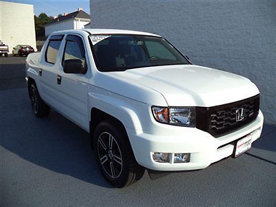 Honda ridgeline sport low miles 4 dr crew cab truck automatic gasoline 3.5l sohc