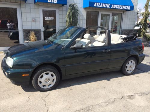 1999 volkswagen cabrio gl convertible 2-door 2.0l auto low miles gorgeous vw