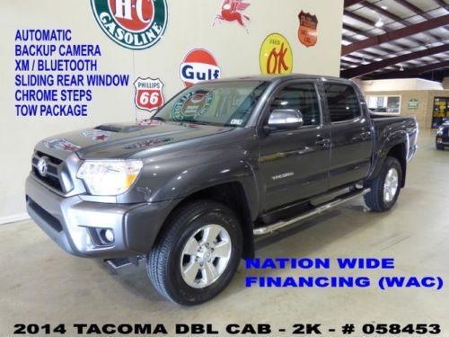 2014 tacoma double cab prerunner trd sport 4x2,back-up cam,b/t,2k,we finance!!