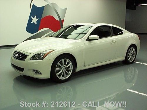 2011 infiniti g37 journey coupe auto sunroof nav 41k mi texas direct auto