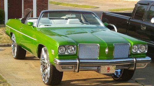 1974 oldsmobile delta 88 royal -convertible candy green paint rare only few made