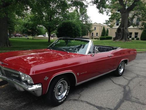 Convertible with a great history. good condition 1965 chevrolet impala