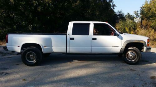 1998 chevrolet silverado 3500 == dually == gooseneck == no reserve