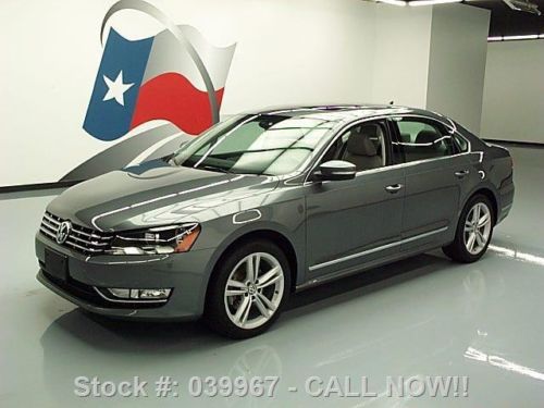 2013 volkswagen passat tdi se diesel sunroof nav 29k mi texas direct auto