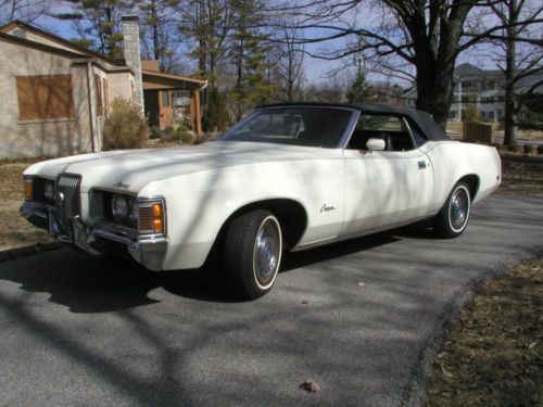 1971 mercury cougar xr-7 convertible