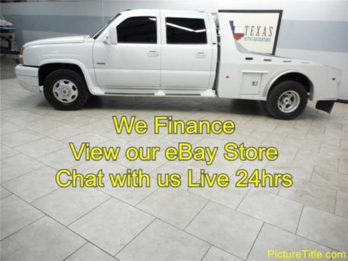 04 silverado 3500 4x4 lt dually western hauler leather we finance texas