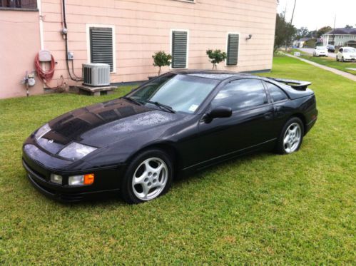 1996 nissan 300zx turbo coupe 2-door 3.0l *****black on black*****