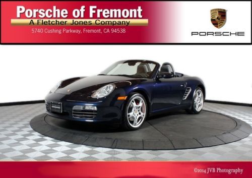 2005 porsche boxster roadster s, one owner, low miles, navigation!
