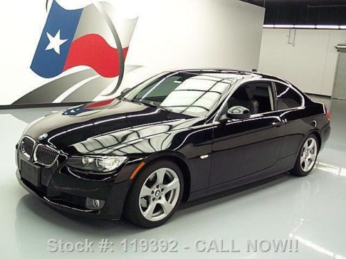 2008 bmw 328i coupe automatic sunroof blk on blk 19k mi texas direct auto