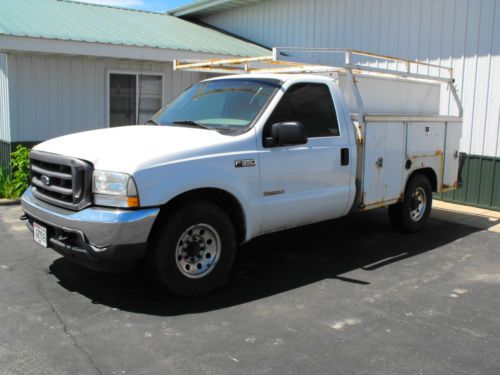 Xl superduty powerstroke, v8, white, cloth seats, a/c