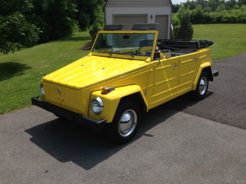 1973 vw thing fresh restoration beautiful!