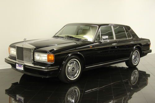 1989 rolls royce silver spirit saloon only 41298 mile clean carfax chrome wheel