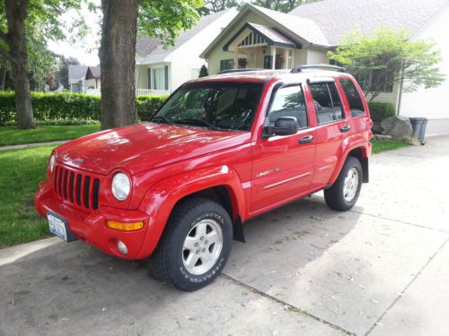 2002 jeep liberty limited sport utility 4-door 3.7l