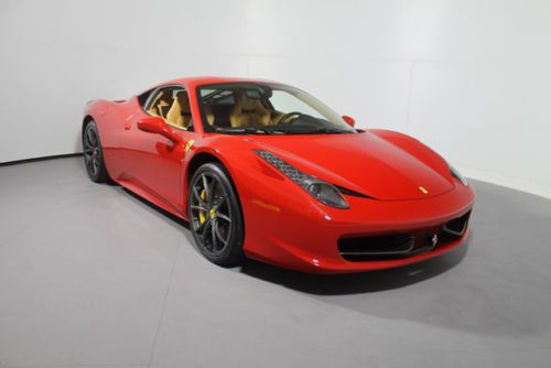 2013 458 italia ferrari approved certified 7 year maint ffs financing