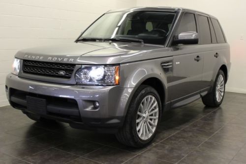 Range rover sport navigation heated leather power roof rear camera 1 owner
