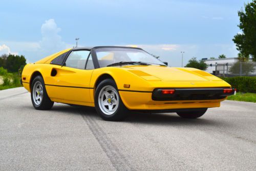 1982 ferrari 308 gtsi low miles 21k belts complete 2014 clean autocheck perfect