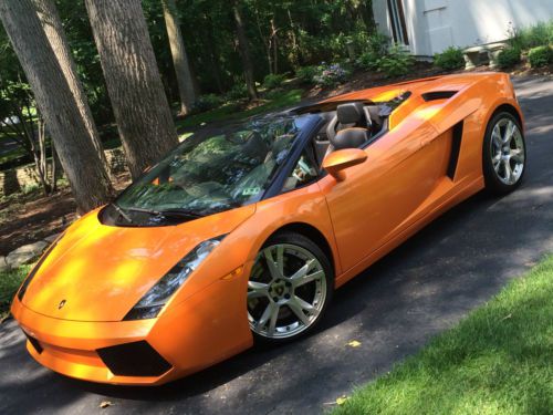 2007 08 09 lamborhini gallardo spyder 6speed manual 7k miles private offered !