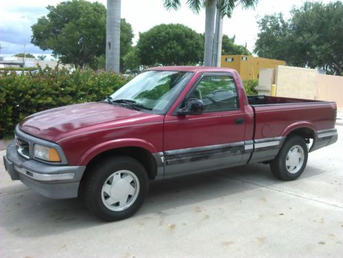 1994 gmc sonoma sle standard cab pickup 2-door 4.3l barn find low miles