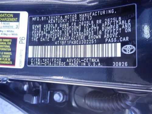 2014 Toyota Camry LE, US $23,479.00, image 9