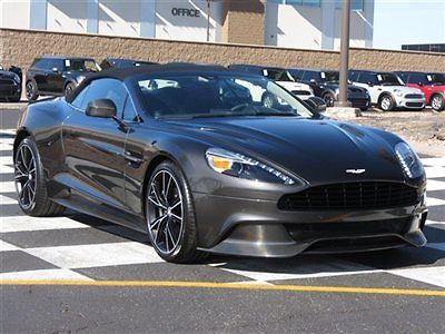 14 aston martin vanquish volante 265 miles dealer demo carbon fiber trim new